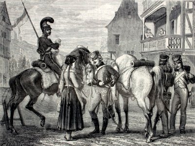 "Caballería ligera, Guardia de honor, Cohorte de la guardi…. Free illustration for personal and commercial use.