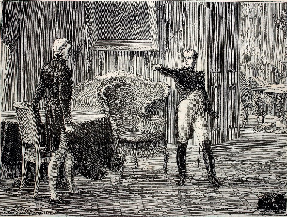 "Célebre entrevista de M. de Metternich con Napoleón : últ…