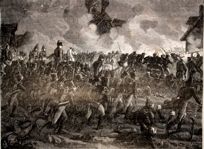 "Batalla de la Rothiere : Napoleón, a la cabeza de una div…