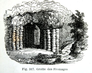 "Grotte des Fromages".. Free illustration for personal and commercial use.