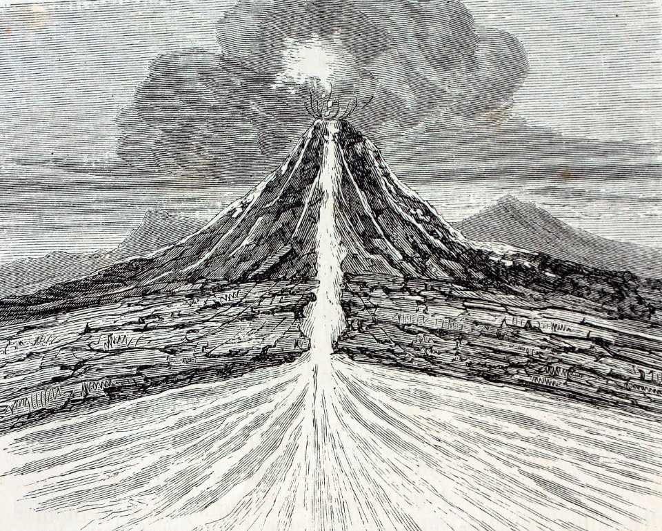 "Volcan actuel".