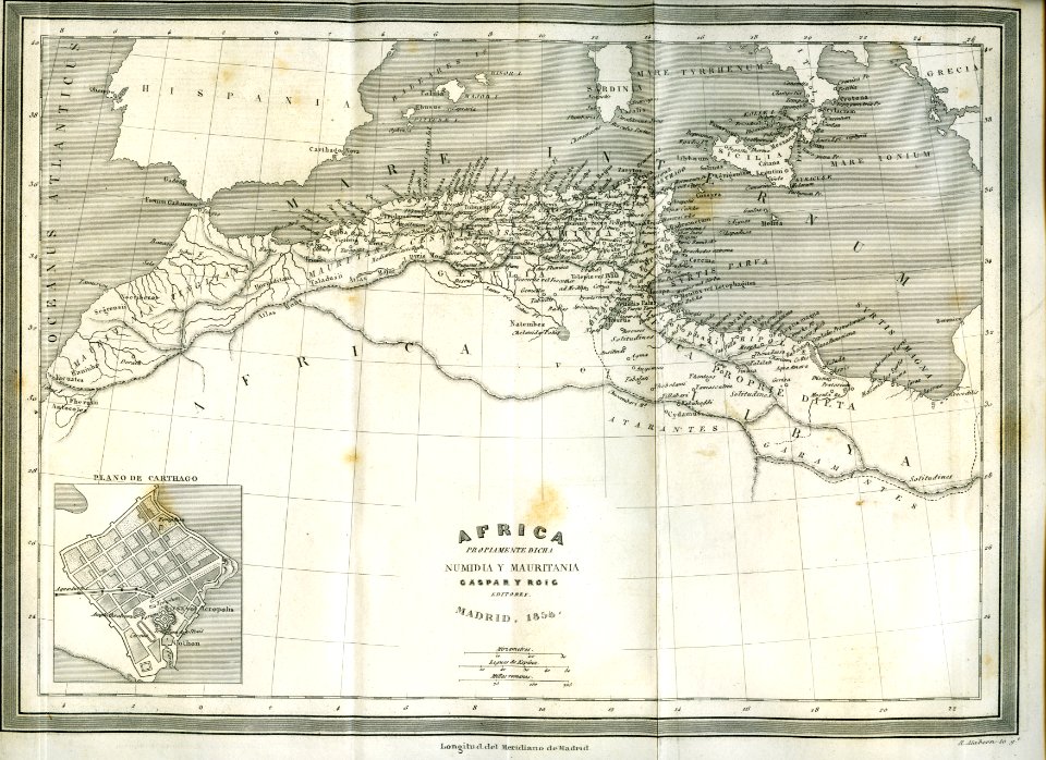 "Africa propiamente dicha. Numidia y Mauritania".