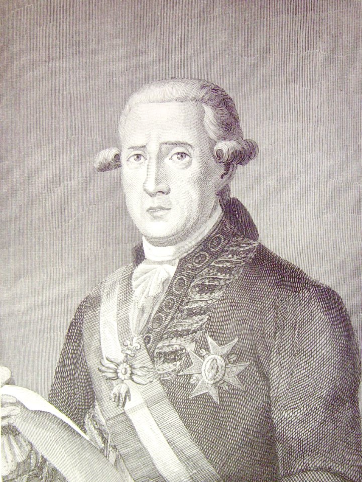 "D. José Moñino, conde de Floridablanca".