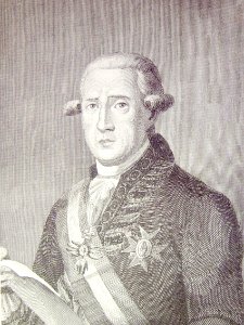 "D. José Moñino, conde de Floridablanca".