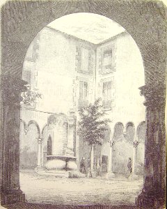 "Claustro del ex-convento de Santo Domingo..."