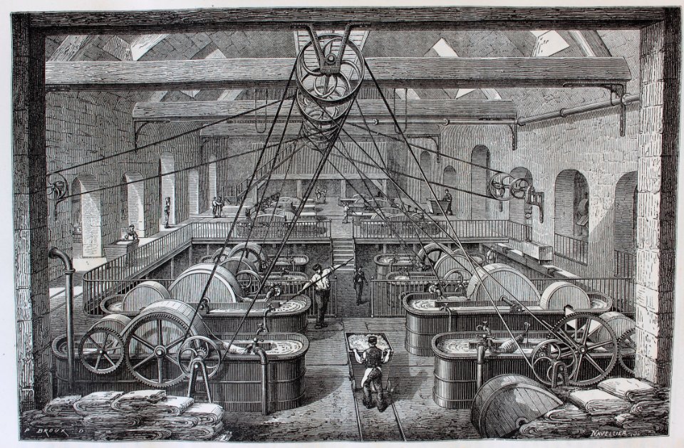 "Atellier des piles raffineuses et blanchisseuses".