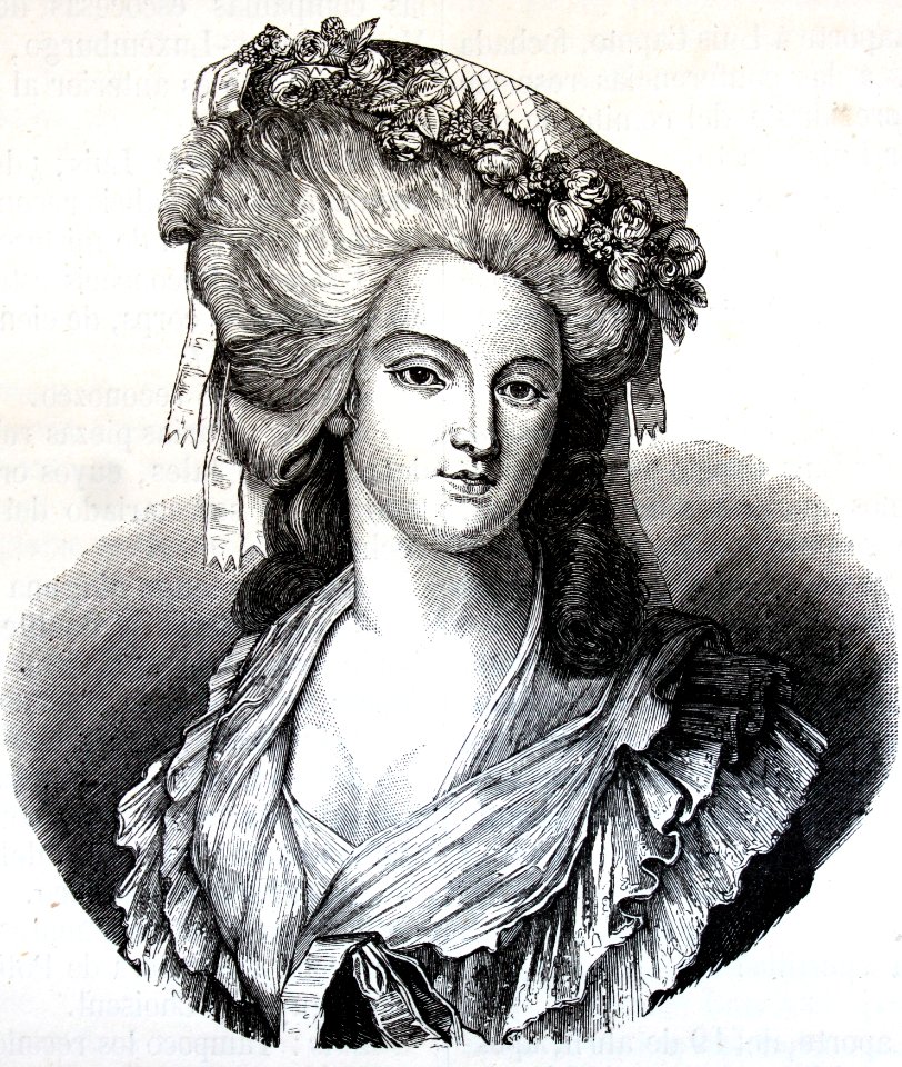 "La princesa de Lamballe"