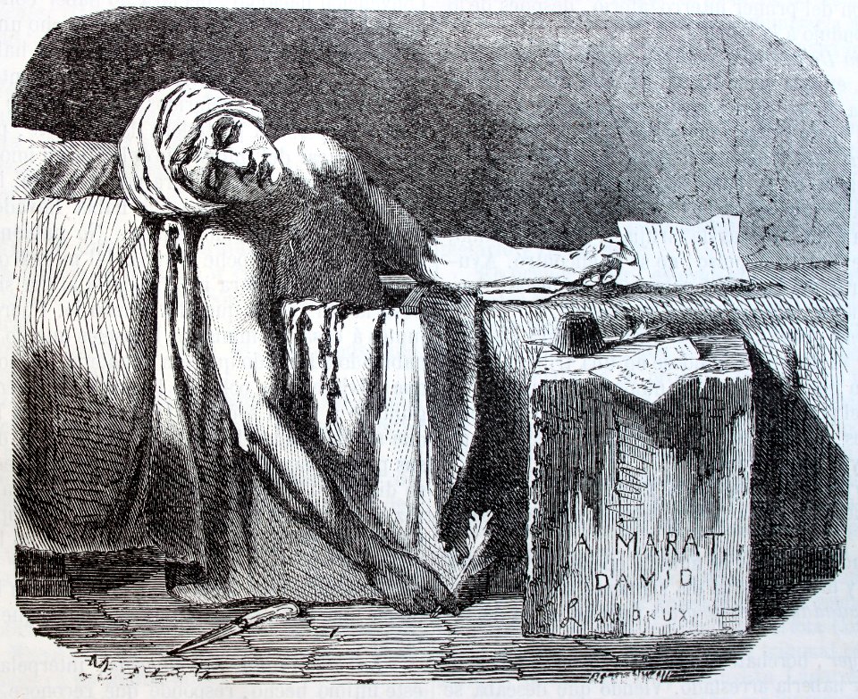 "La muerte de Marat"