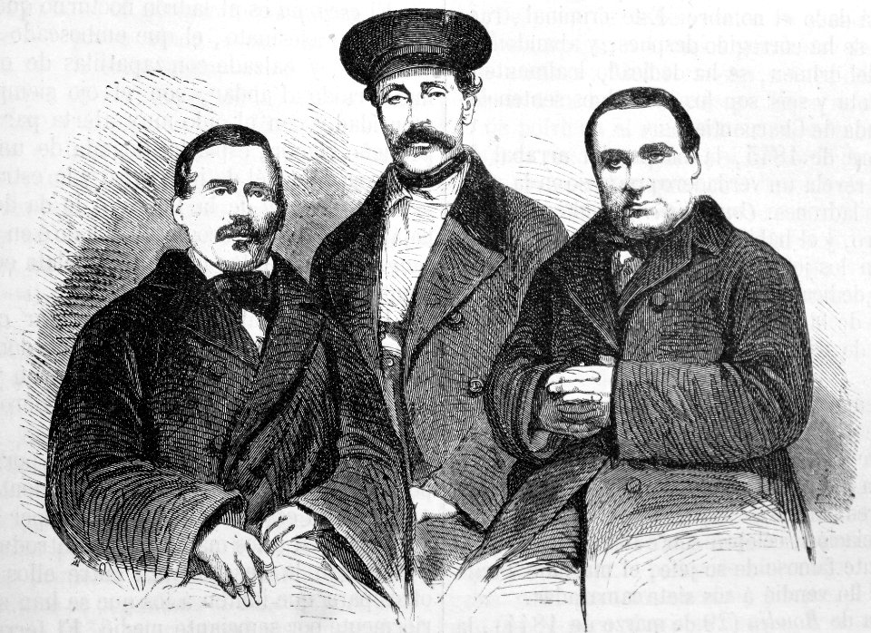 "Los jefes de la banda ante el tribunal criminal"