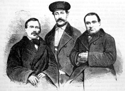 "Los jefes de la banda ante el tribunal criminal"