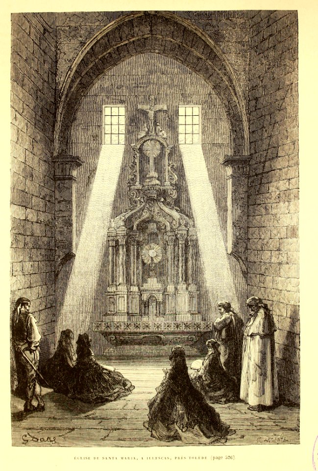 "Église de Santa María, a Illescas, près Tolède"