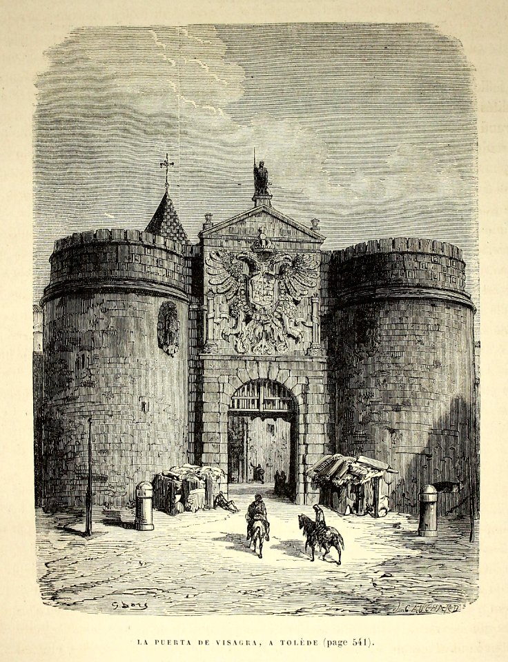 "La Puerta de Visagra, a Tolède"