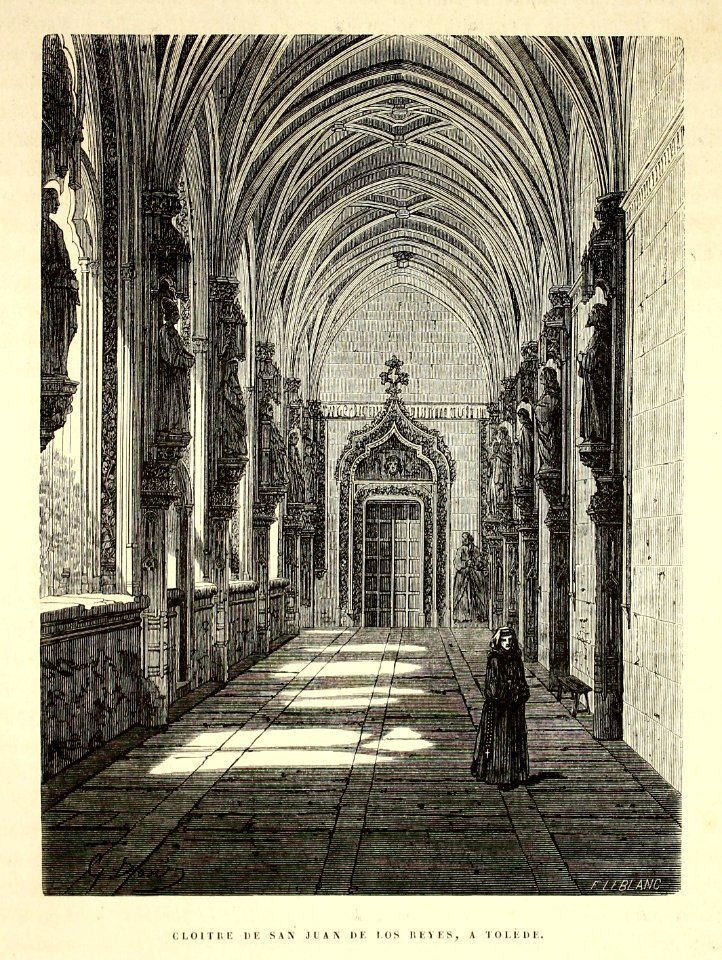 "Cloitre de San Juan de los Reyes, a Tolède"