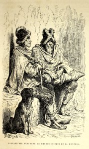 "Paysans des environs de Madrid coiffés de la montera"