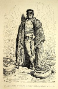 "Un avellanero (marchand de noisettes) aragonais, a Madrid…