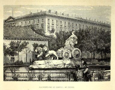 "La Fontaine de Cybéle, au Prado"