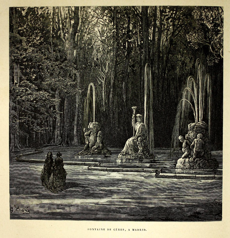 "Fontaine de Cérés, a Madrid"