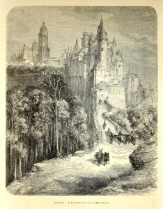 "Ségovie: l'Alcazar et la Cathédrale"