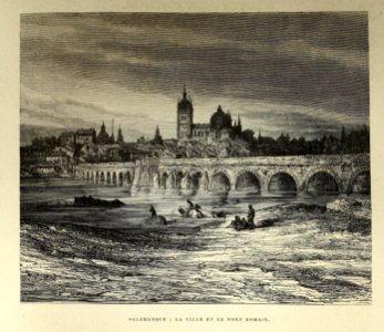 "Salamanca: la ville et le pont romain"