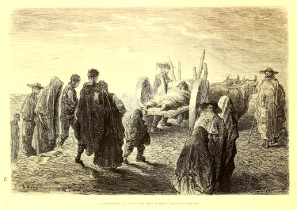"Enterrement d'un paysan, près Zamora"