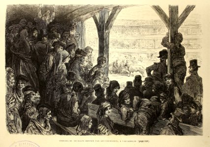 "Corrida de novillos donnée par les étudiants, a Valladoli…