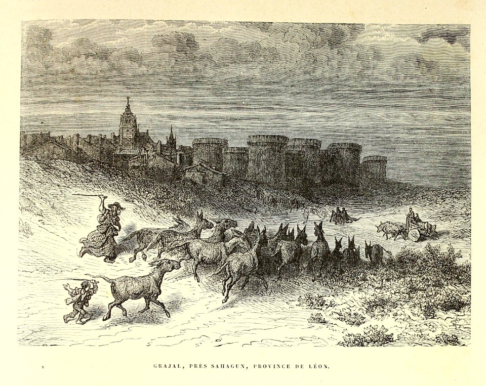 "Grajal, près Sahagun, province de León"