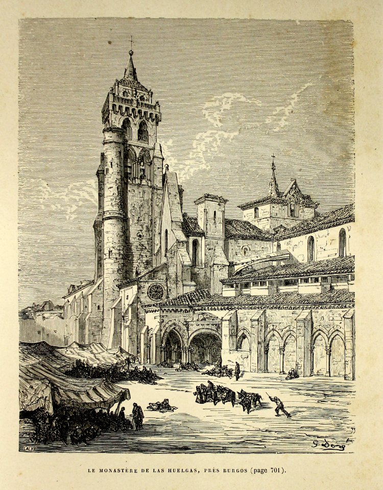 "Le Monastére de las Huelgas, près Burgos"