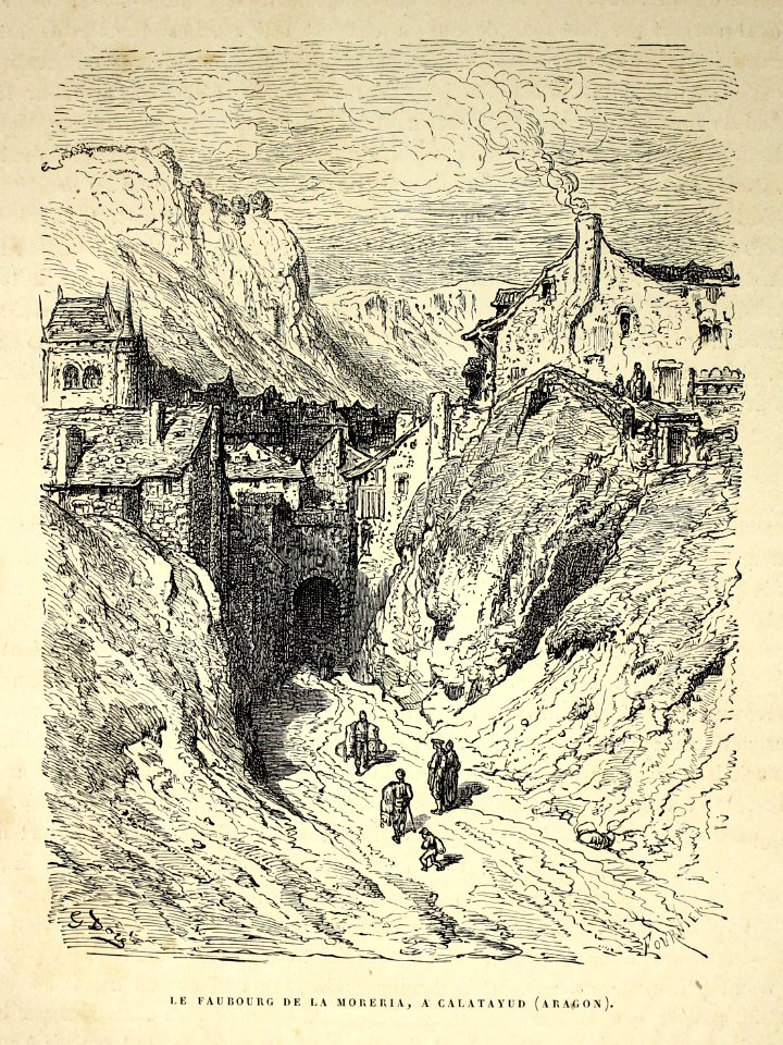 "Le faubourg de la Moreria, a Calatayud (Aragon)"