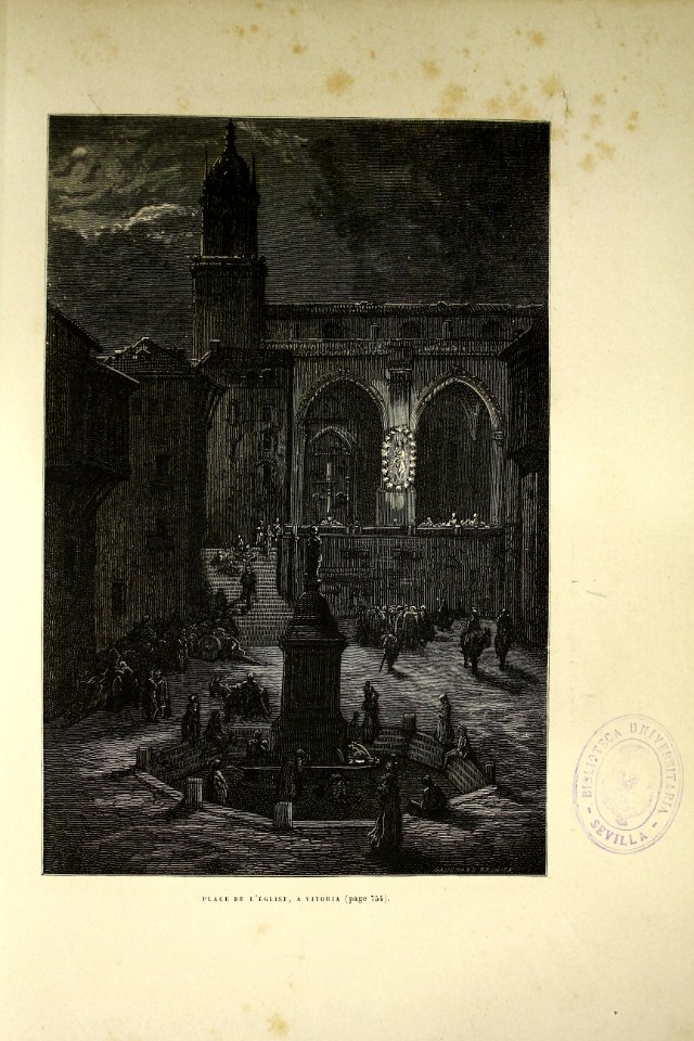 "Place de l'Église, a Vitoria"