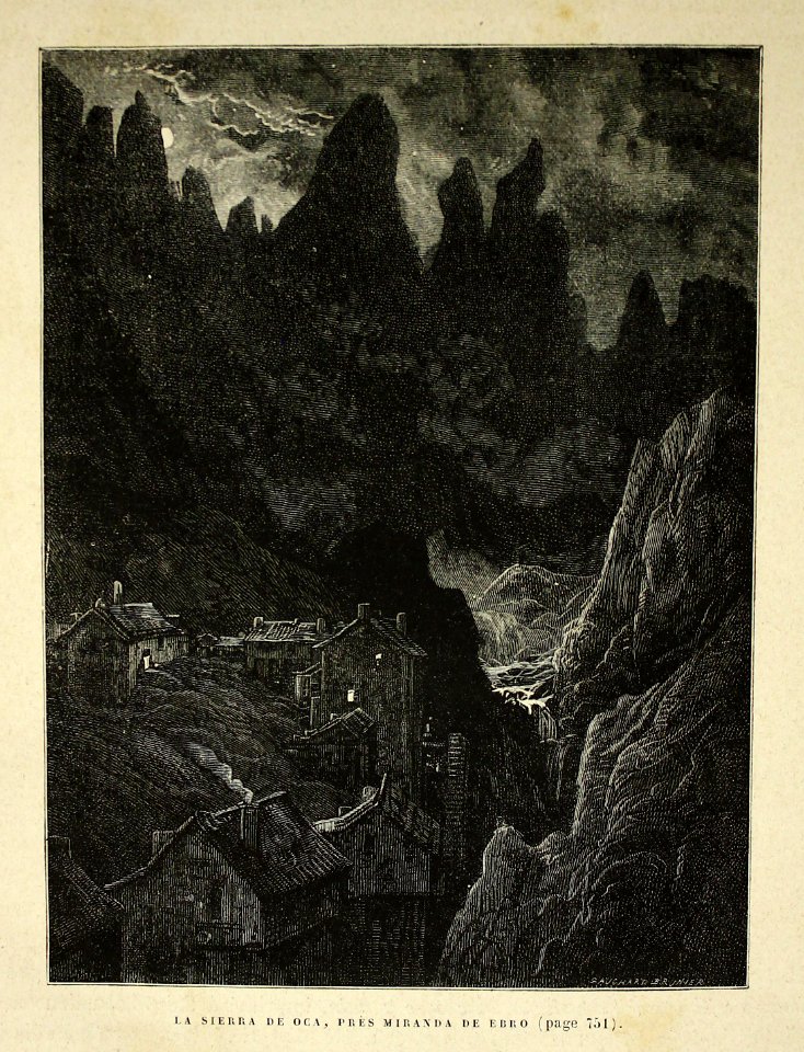 "La Sierra de Oca, près Miranda de Ebro"