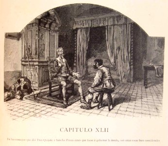 Capítulo XLII. De los consejos que dió Don Quijote a Sanch…