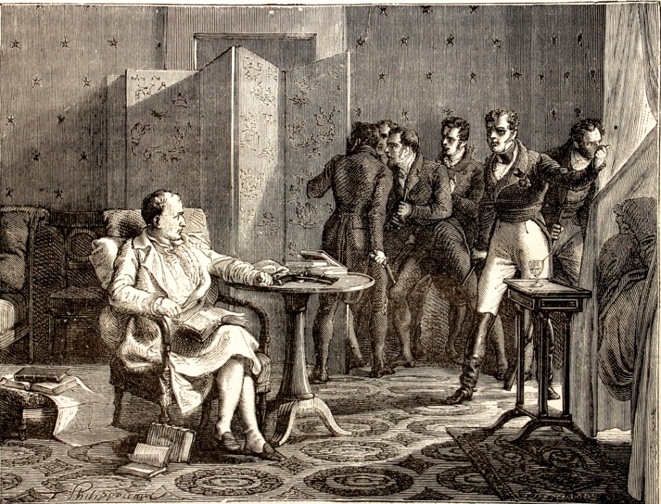 "Napoleón resuelto a oponerse con las armas en la mano a q…