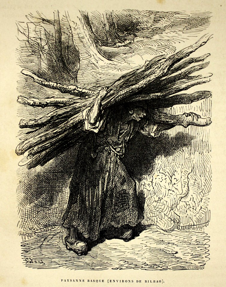 "Paysanne basque (environs de Bilbao)"