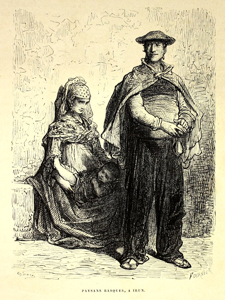 "Paysans basques, a Irun"