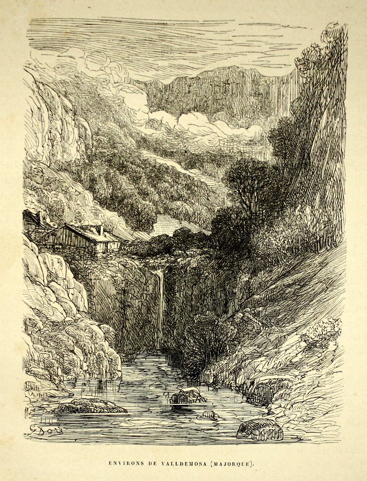 "Environs de Valldemosa (Majorque)"