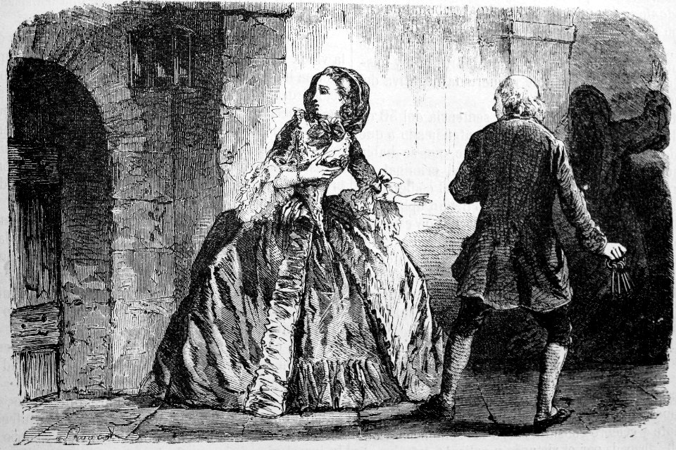 "Madama Douhault. Huida de la sastrería".