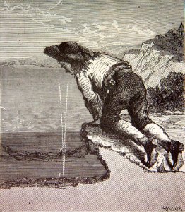 "Elevación aparente del fondo de un río de una vasija". Free illustration for personal and commercial use.