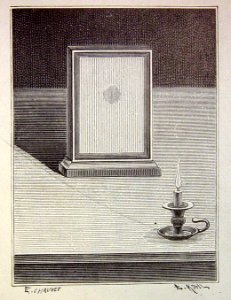 "Fotómetro de Bunsen ; mancha vista por reflexión".
