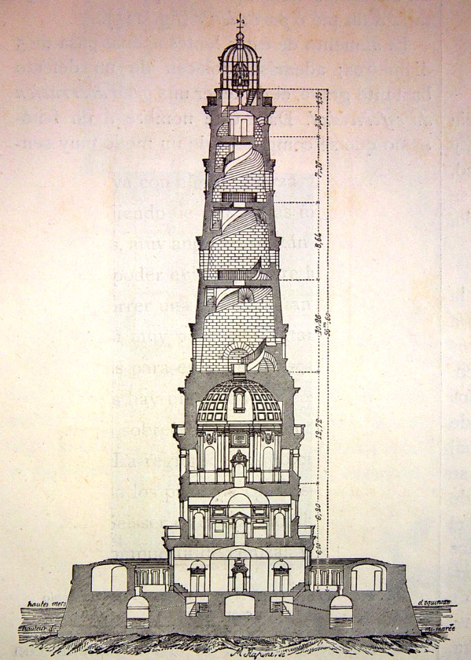 "Interior del faro de Cordouan"