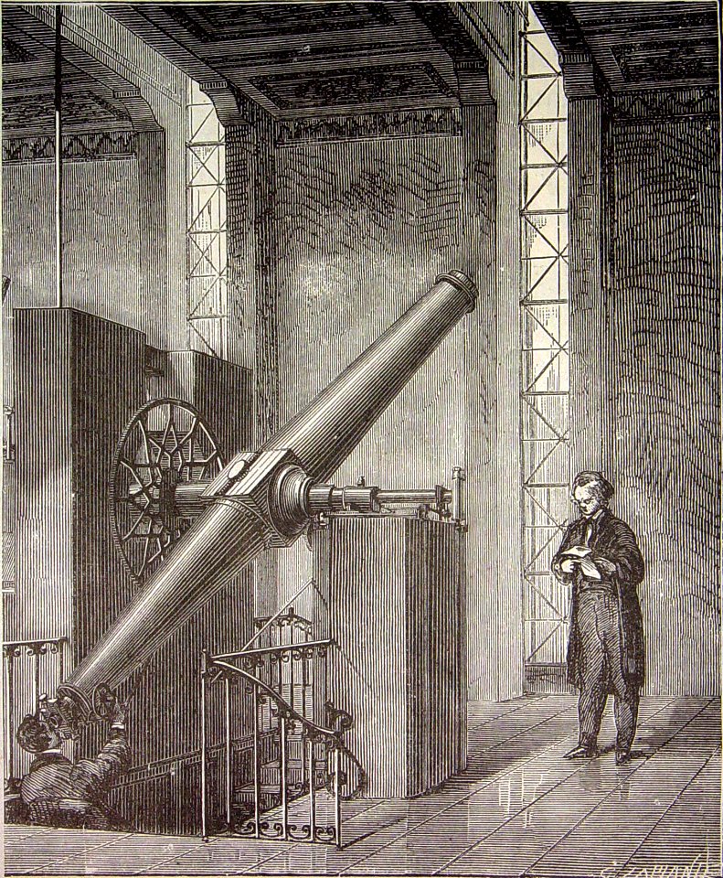 "Meridiana del Observatorio de París".