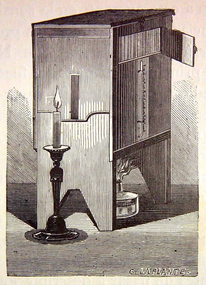 "Caja de mercurio para la revelación de las imágenes dague…