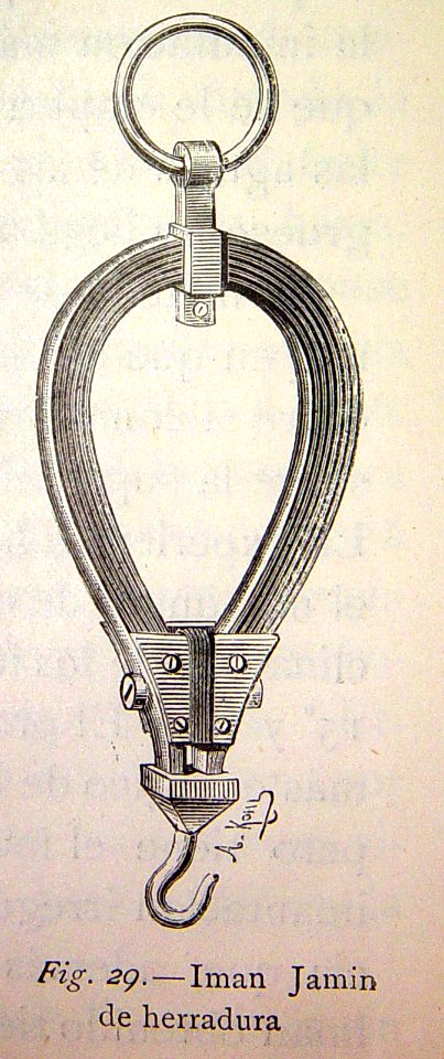 "Imán Jamín de herradura".