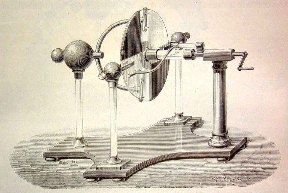 "Máquina eléctrica de Van Marum".