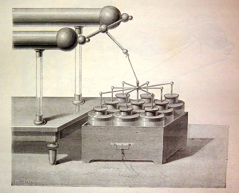 "Batería de jarras eléctricas".