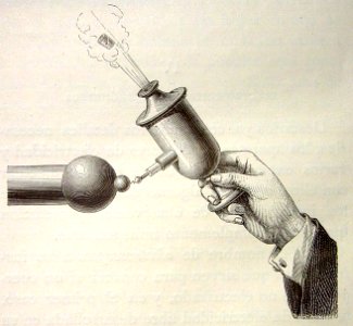 "Explosión del pistolete de Volta".