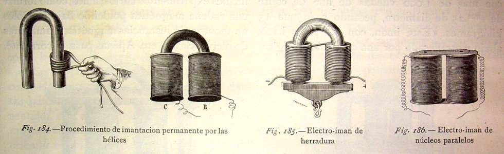 "Procedimiento de imantación permanente por las hélices".