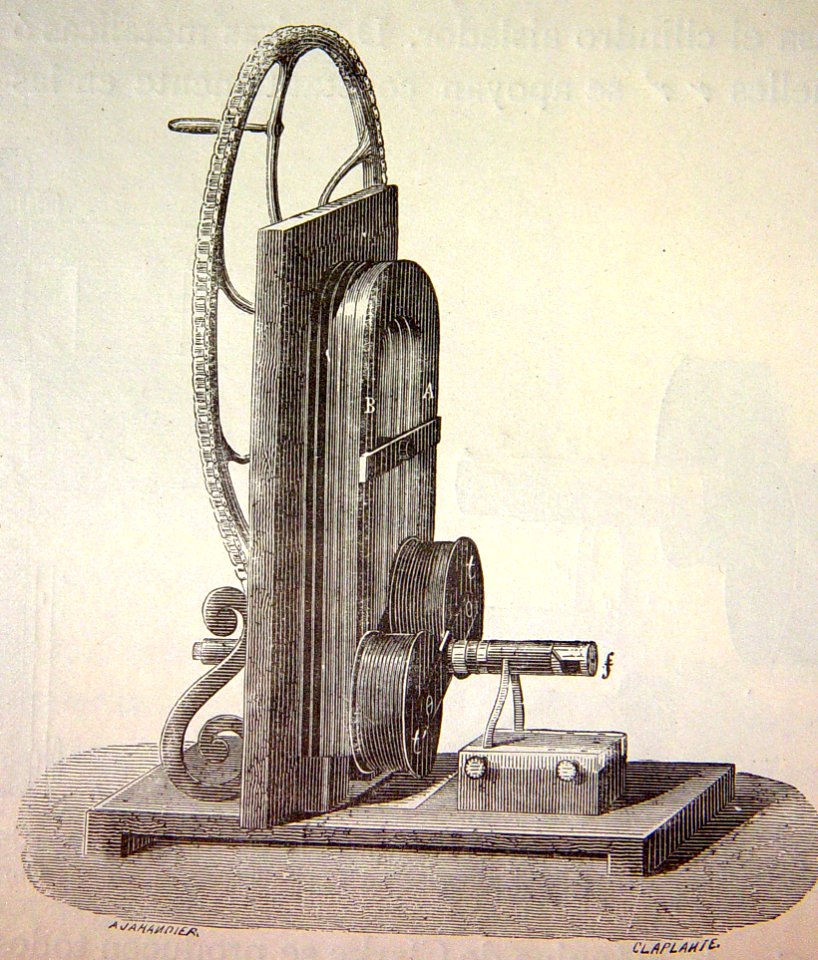 "Máquina magneto-eléctrica de Clarke".