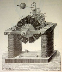 "Máquina dinamo-eléctrica Lontin".