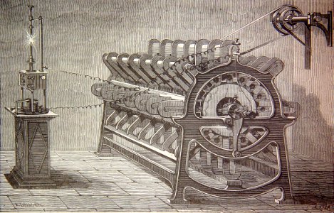 "Máquina magneto-eléctrica de inducción de Nollet y Van Ma…