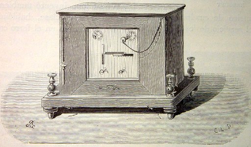 "Receptor del telégrafo de agujas, sistema Foy y Breguet".…. Free illustration for personal and commercial use.